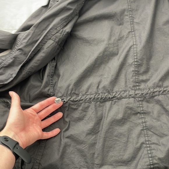 Buffalo David Bitton Women’s Charcoal Lawrence Full Zip Roll Tab Jacket - Small - Picture 7 of 7